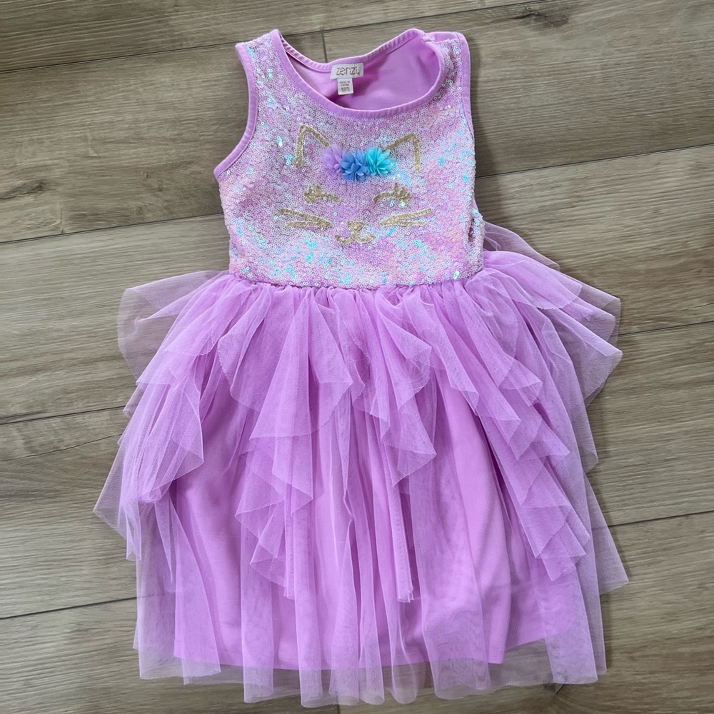 Zhenzi Purple Dance Costume Tutu